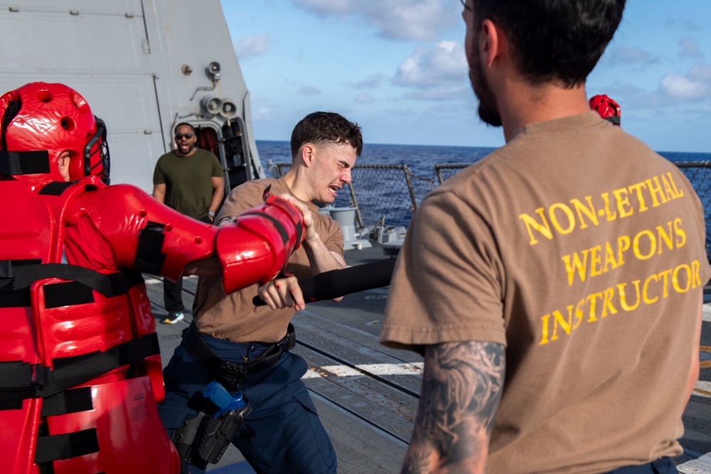 Sailors Participate in Security Training Evolution