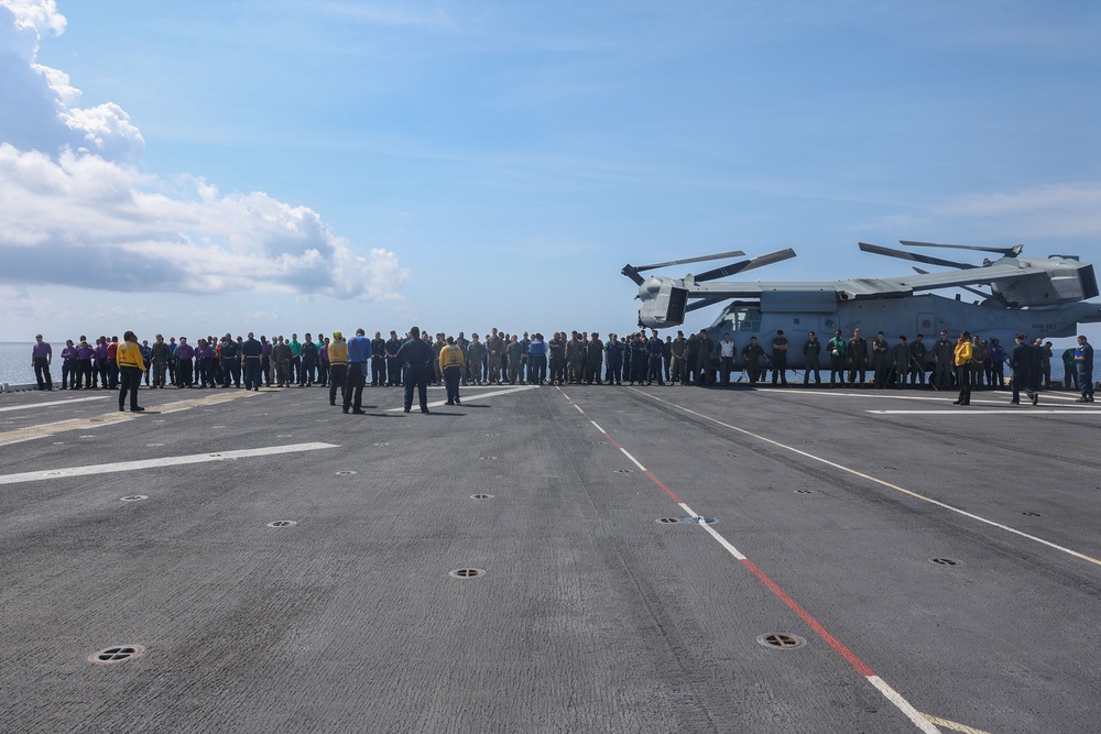 USS Iwo Jima FOD Walkdown