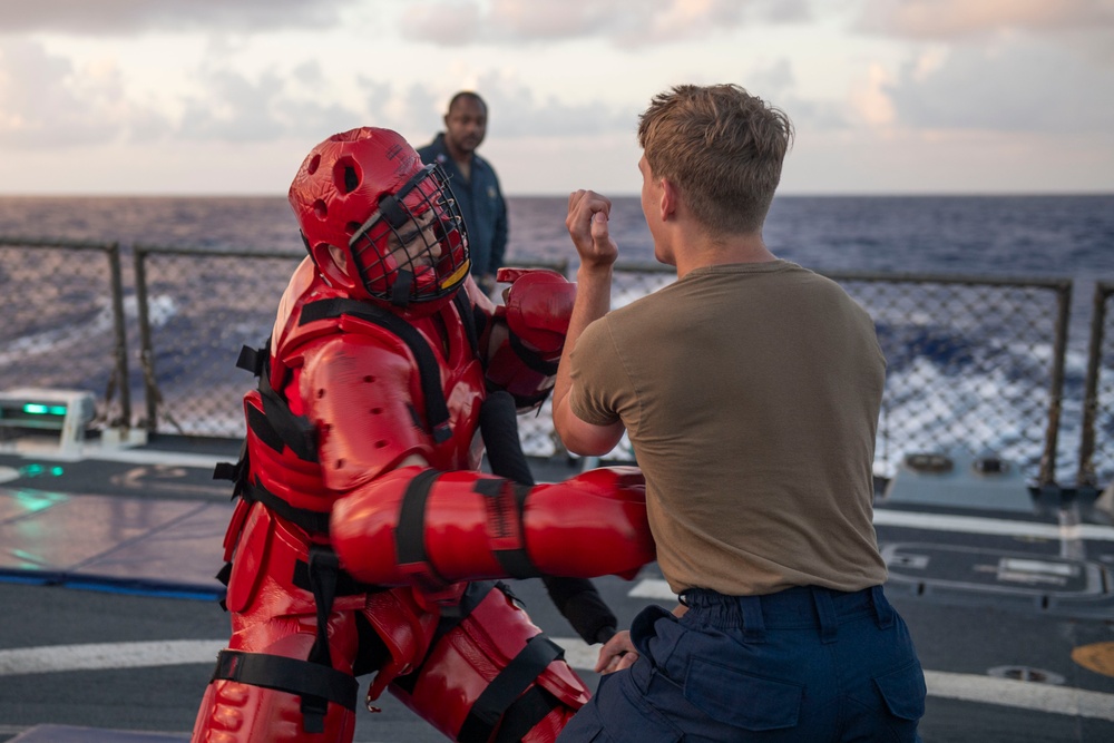 Sailors Participate in Security Training Evolution