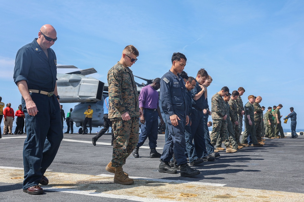 USS Iwo Jima FOD Walkdown