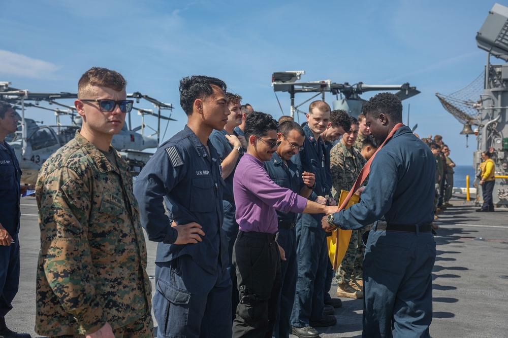 USS Iwo Jima FOD Walkdown