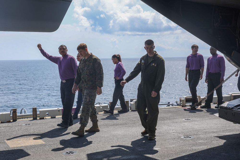 USS Iwo Jima FOD Walkdown