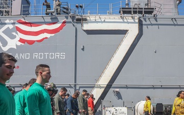 USS Iwo Jima FOD Walkdown