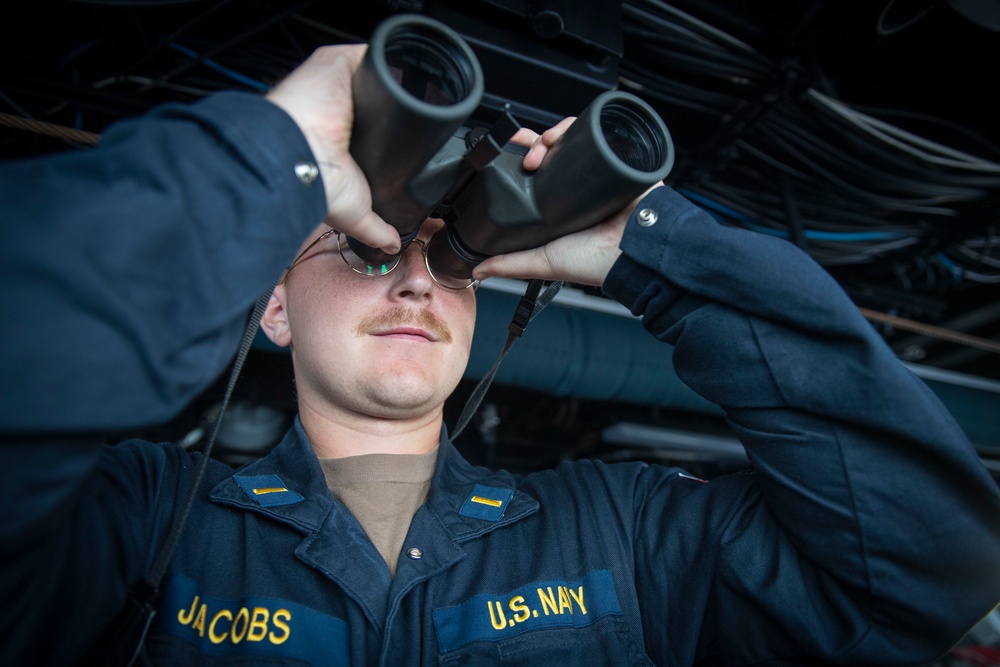 Sailor Stands Watch