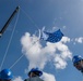 Sailors Raise the Jackstaff