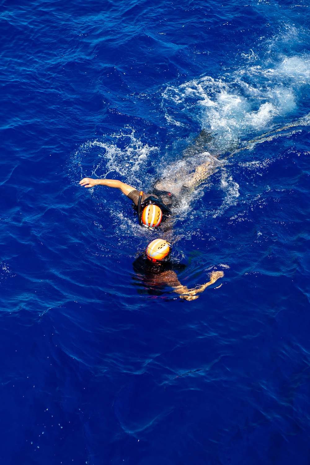 SAR Swimmers Participate in Man Overboard Drill