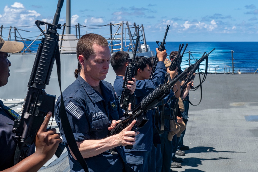 Sailors Learn Weapon Familiarity