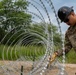 Operation Lone Star Anti-Climb Barrier Install on DOD Land