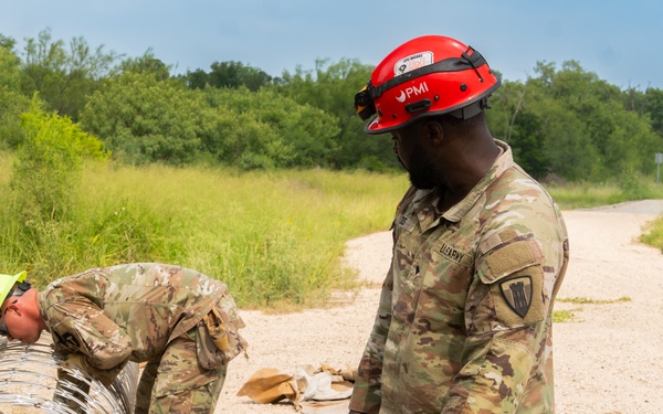 Operation Lone Star Anti-Climb Barrier Install on DOD Land