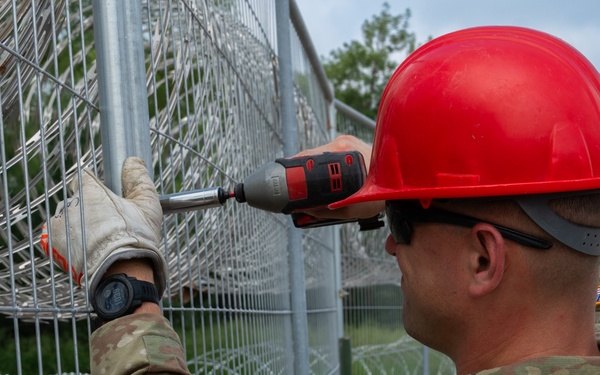 Operation Lone Star Anti-Climb Barrier Install on DOD Land