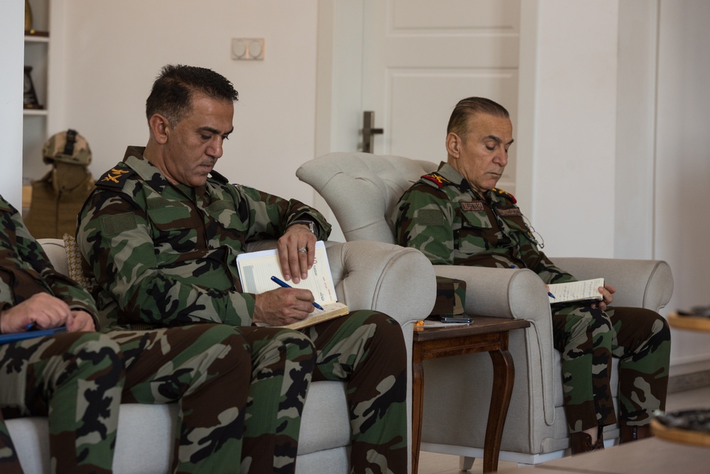 Coalition Advisors Look Ahead with Peshmerga 2nd Support Forces Command