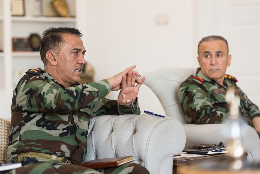 Coalition Advisors Look Ahead with Peshmerga 2nd Support Forces Command
