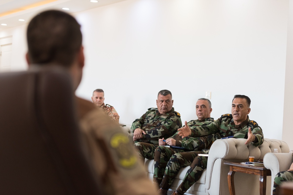 Coalition Advisors Look Ahead with Peshmerga 2nd Support Forces Command