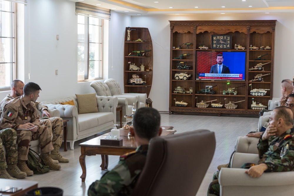 Coalition Advisors Look Ahead with Peshmerga 2nd Support Forces Command