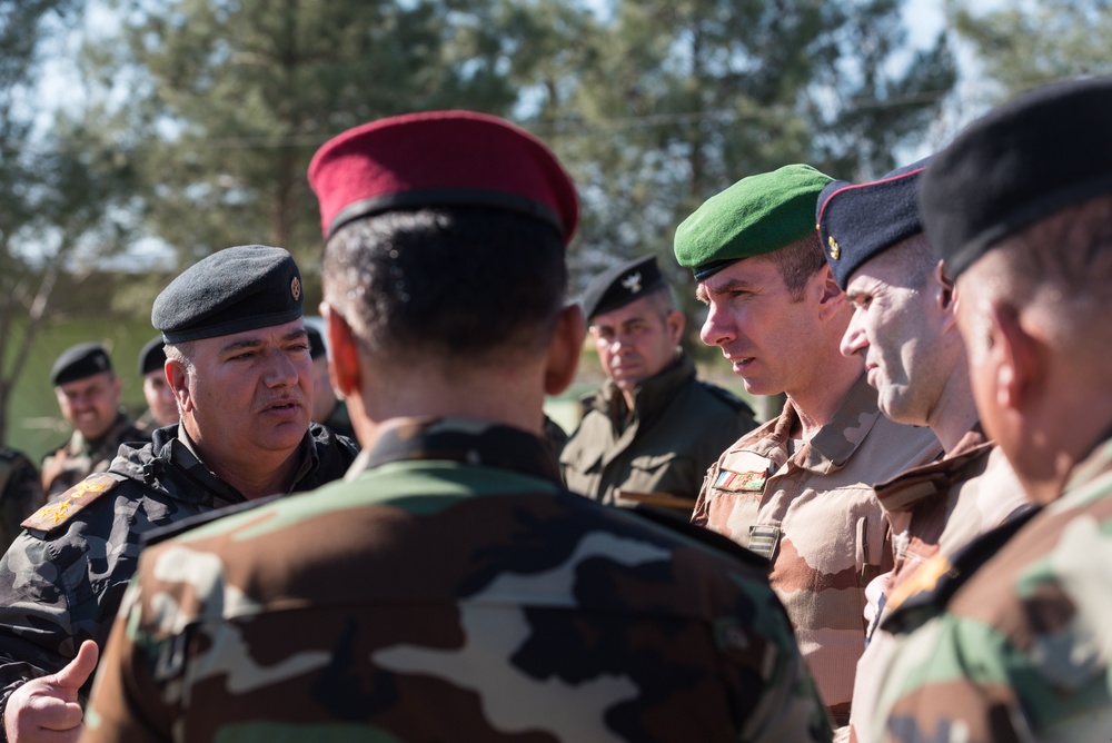 Coalition Advisors Look Ahead with Peshmerga 2nd Support Forces Command