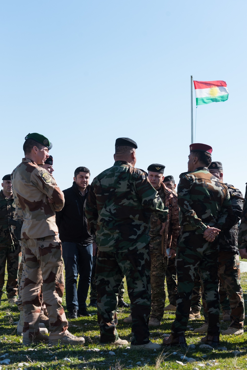 Coalition Advisors Look Ahead with Peshmerga 2nd Support Forces Command