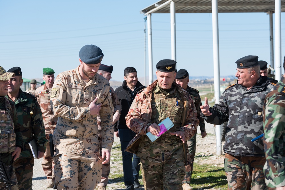 Coalition Advisors Look Ahead with Peshmerga 2nd Support Forces Command