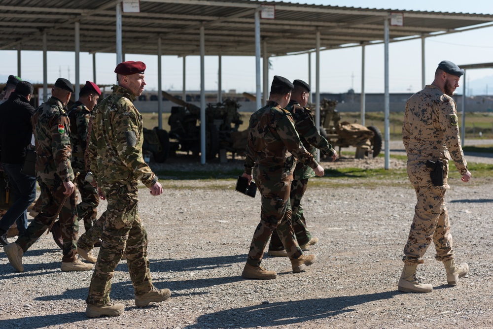 Coalition Advisors Look Ahead with Peshmerga 2nd Support Forces Command