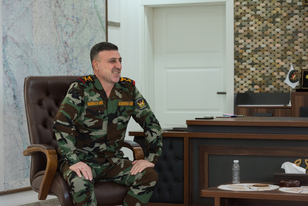 Coalition Advisors Look Ahead with Peshmerga 2nd Support Forces Command