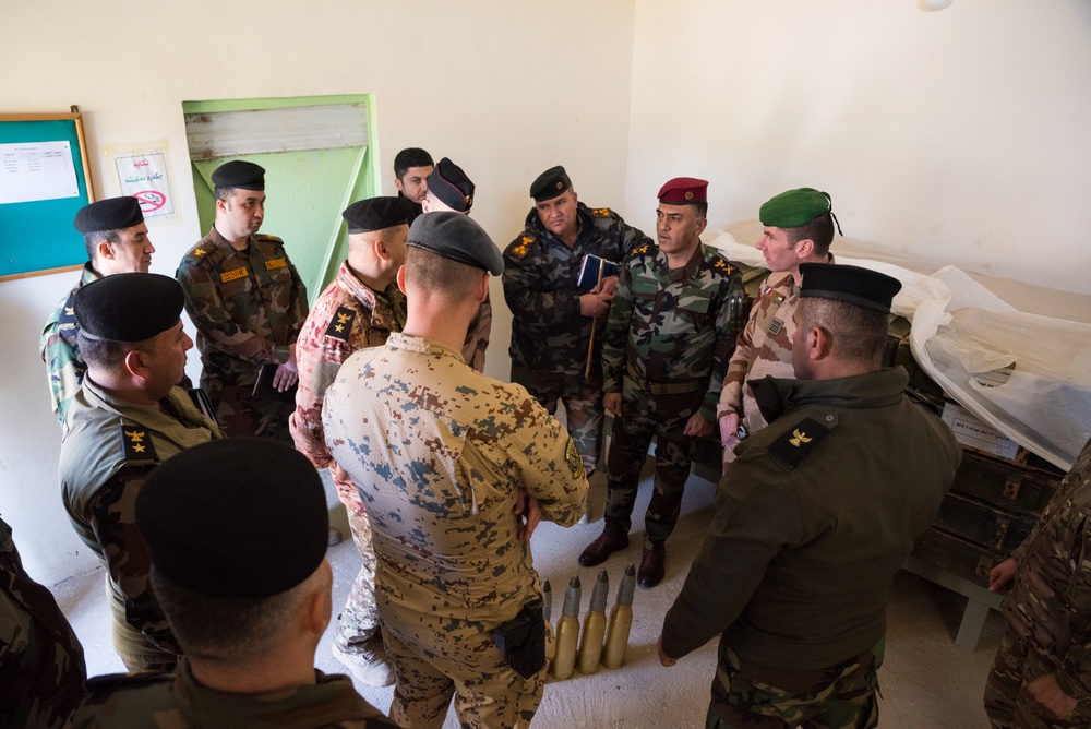 Coalition Advisors Look Ahead with Peshmerga 2nd Support Forces Command