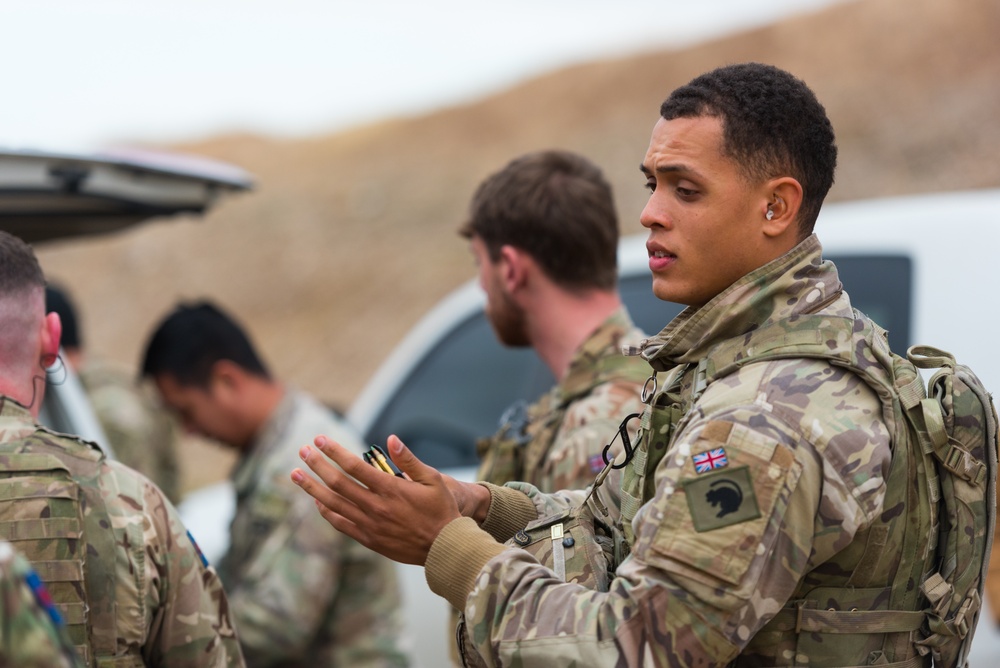 Coalition Forces Conduct Range Operations