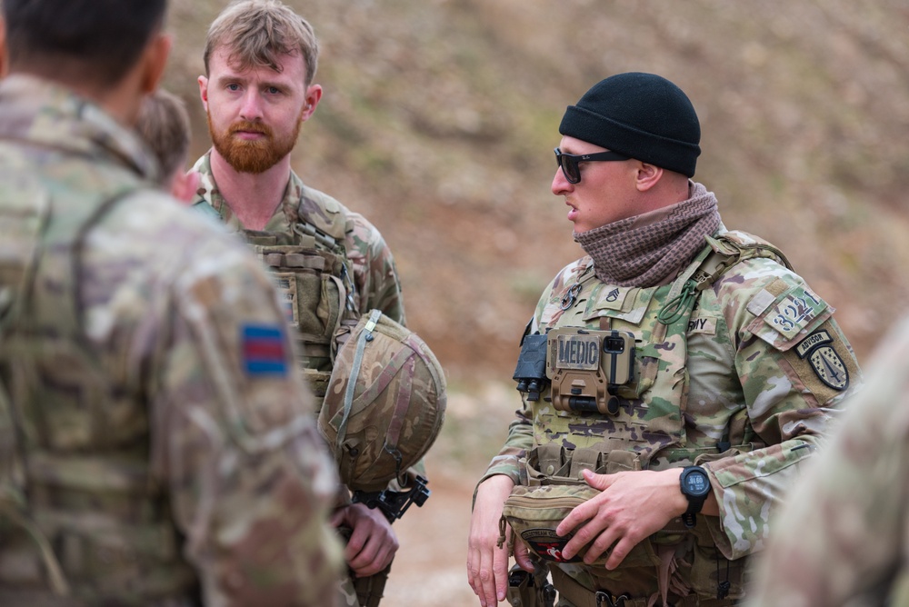 Coalition Forces Conduct Range Operations
