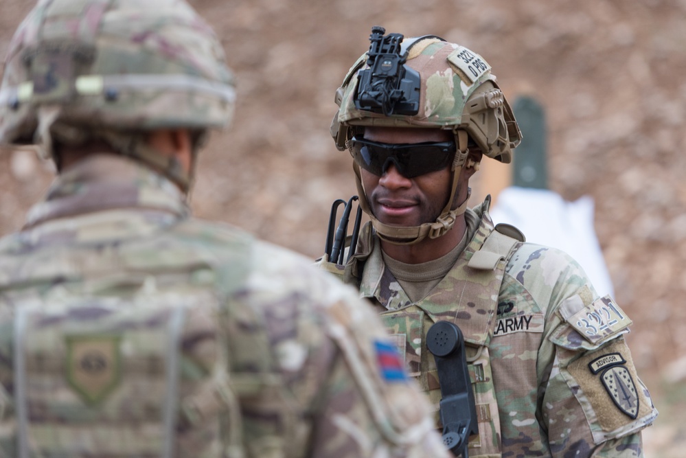 Coalition Forces Conduct Range Operations