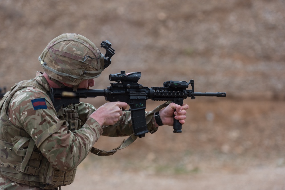 Coalition Forces Conduct Range Operations