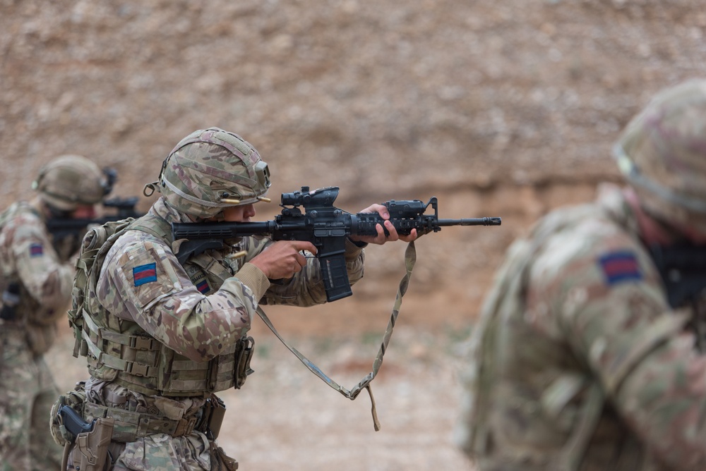 Coalition Forces Conduct Range Operations