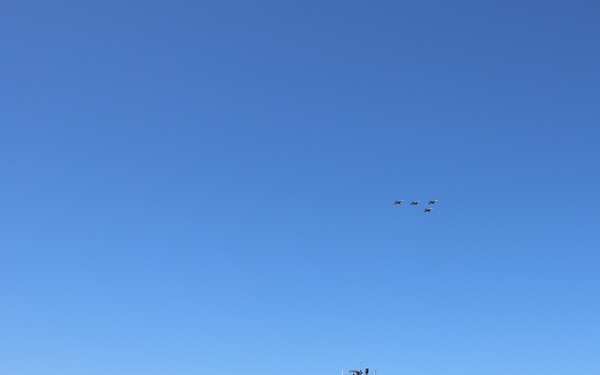 Missing Man Flyover of Intrepid Museum Memorial Day Ceremony at FWNY25