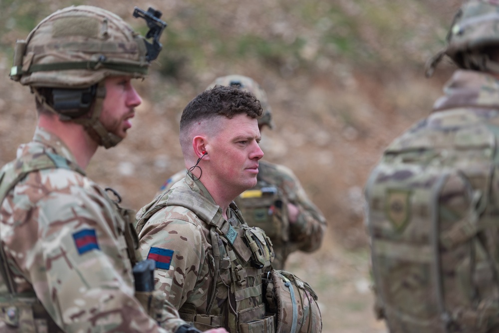 Coalition Forces Conduct Range Operations