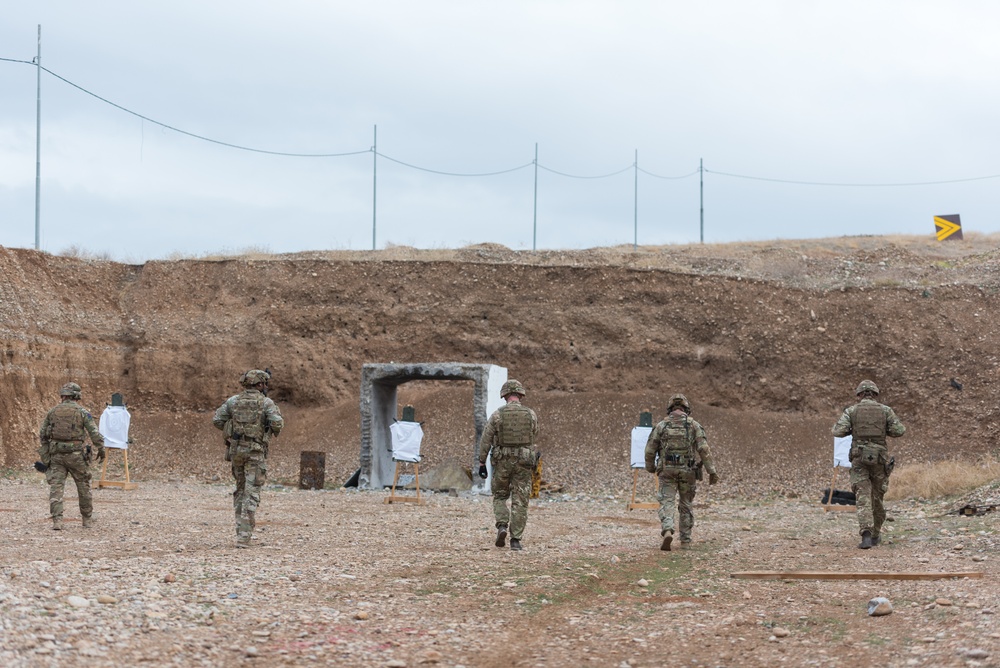 Coalition Forces Conduct Range Operations