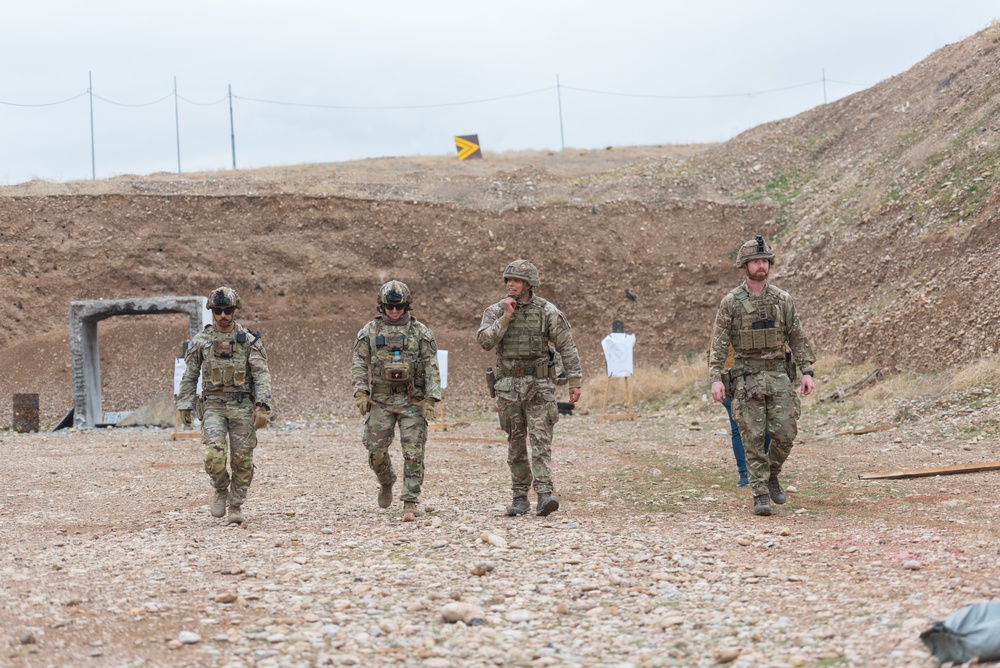Coalition Forces Conduct Range Operations