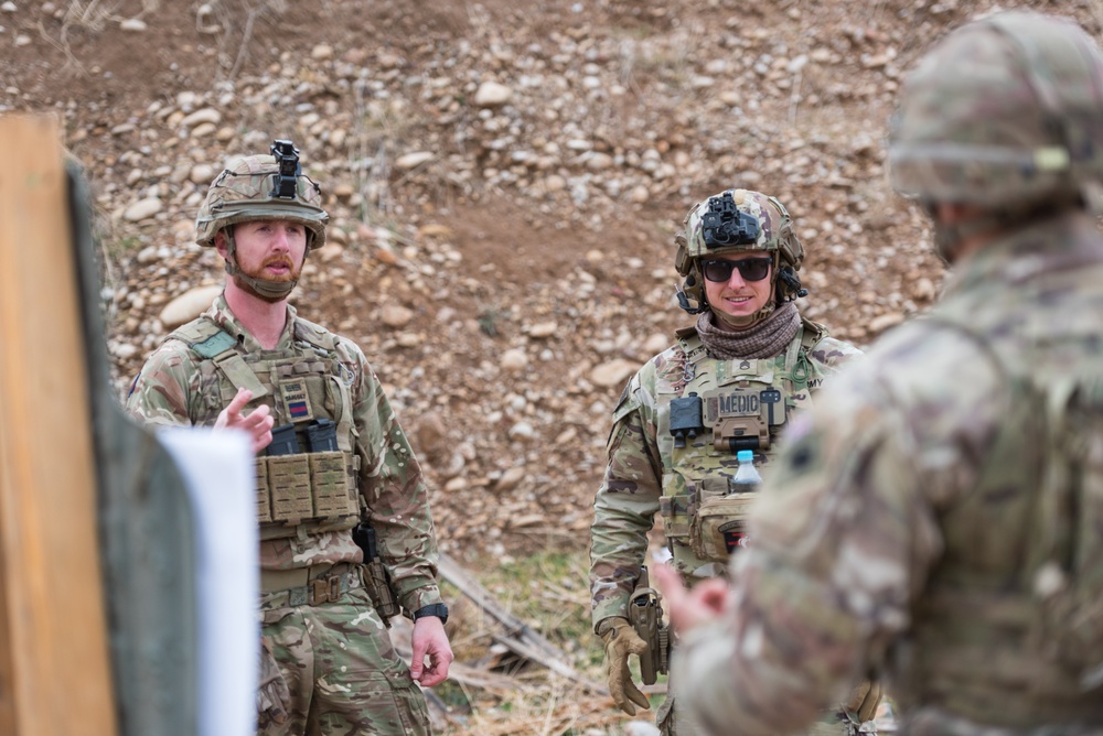 Coalition Forces Conduct Range Operations