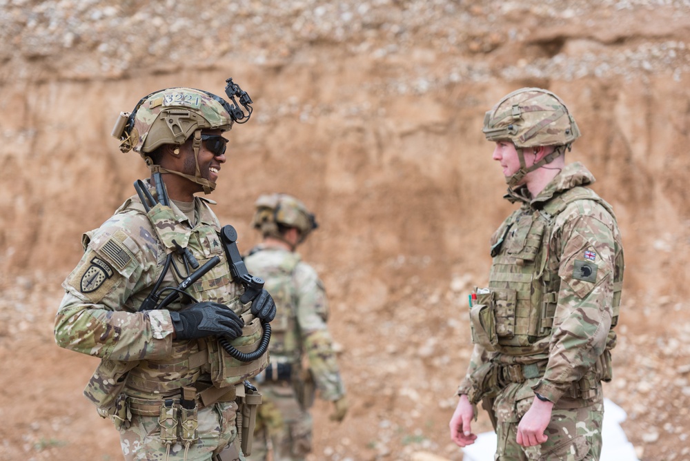 Coalition Forces Conduct Range Operations