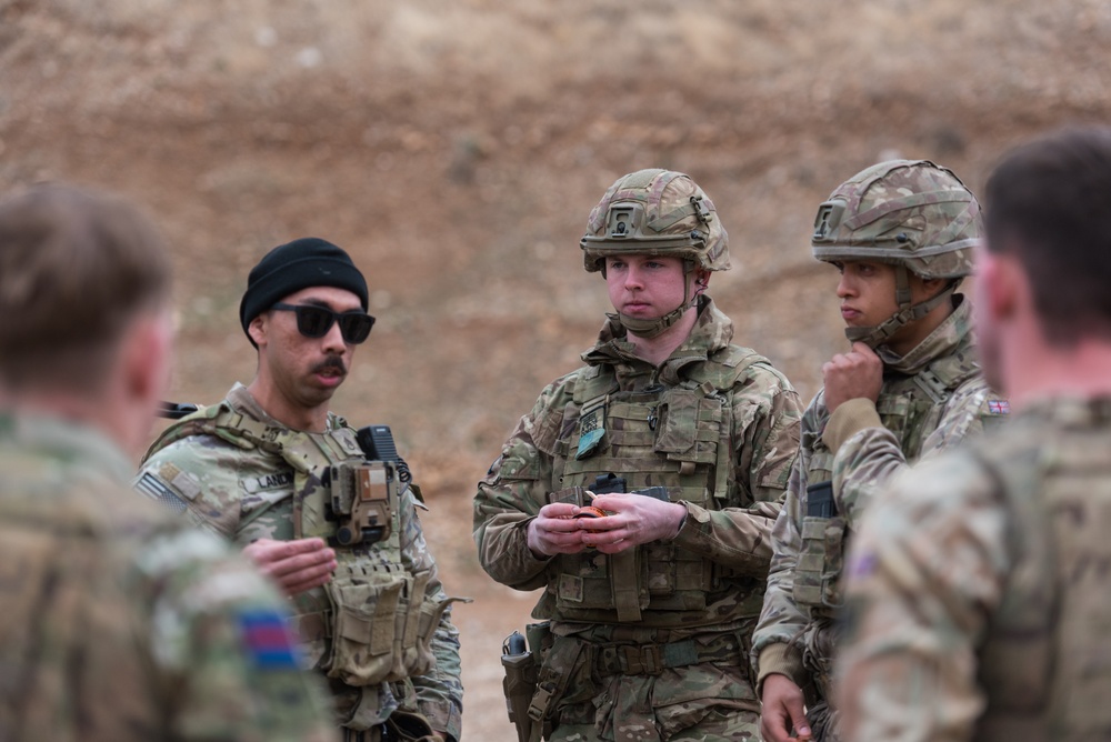 Coalition Forces Conduct Range Operations