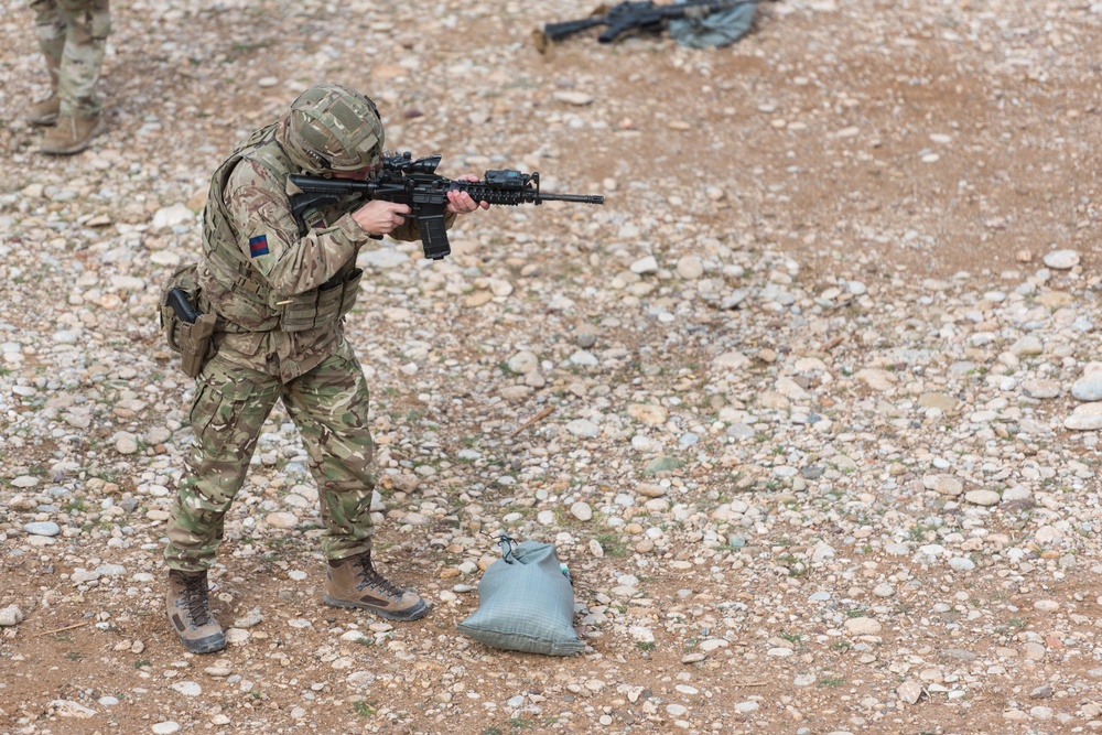 Coalition Forces Conduct Range Operations