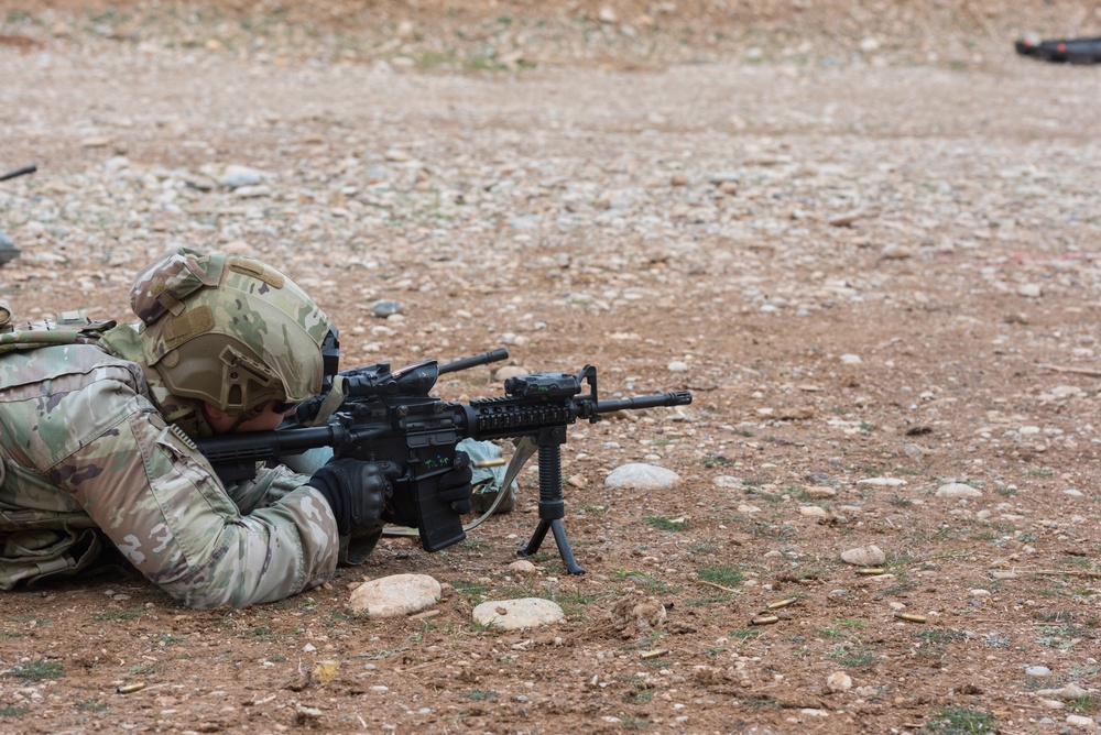 Coalition Forces Conduct Range Operations