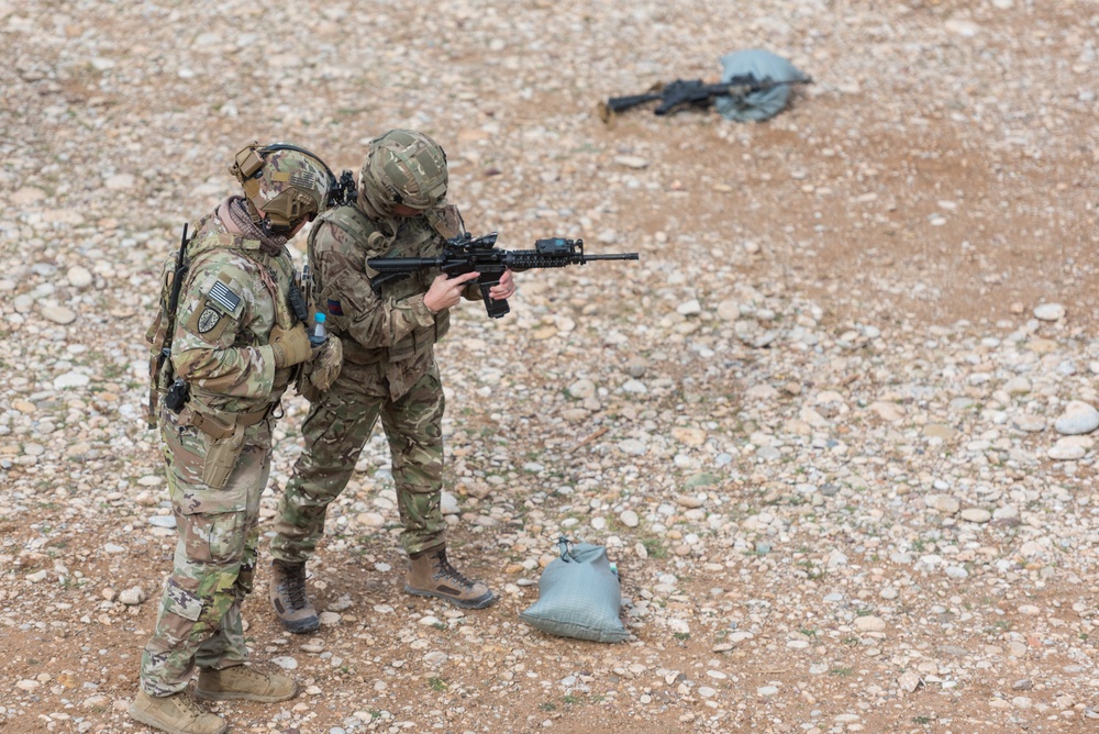Coalition Forces Conduct Range Operations