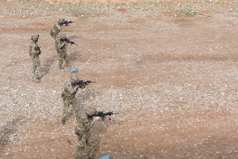 Coalition Forces Conduct Range Operations