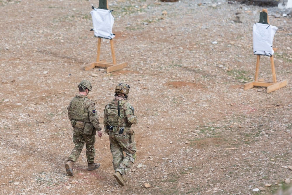 Coalition Forces Conduct Range Operations