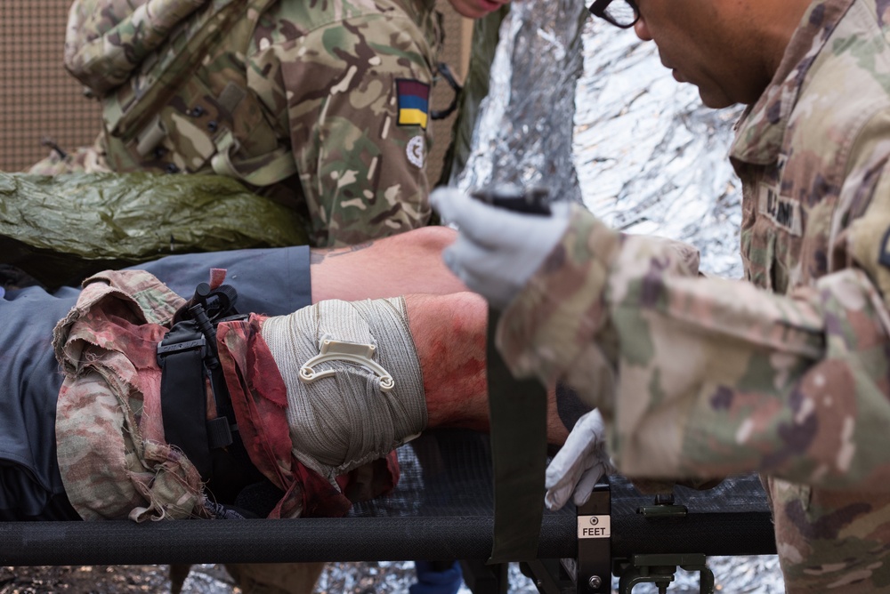 Coalition Members React to Mass Casualty Exercise