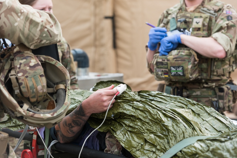 Coalition Members React to Mass Casualty Exercise