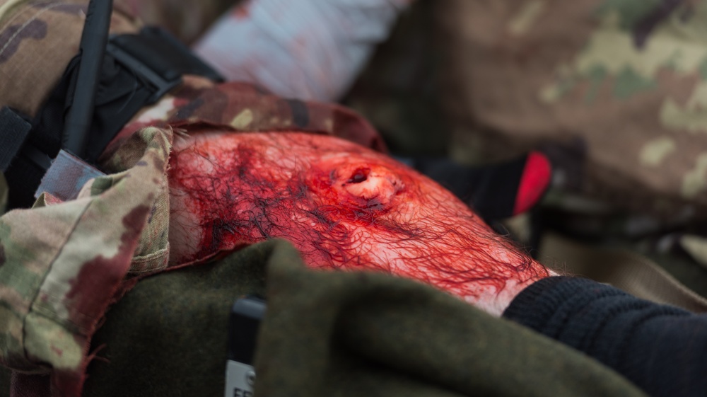 Coalition Members React to Mass Casualty Exercise