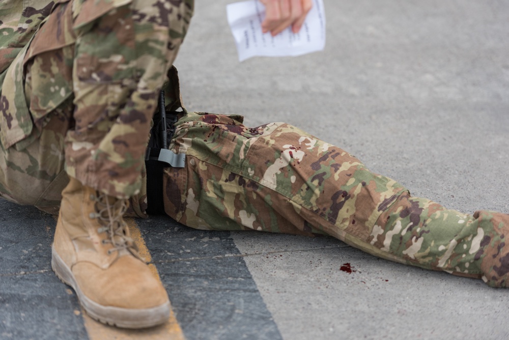Coalition Members React to Mass Casualty Exercise