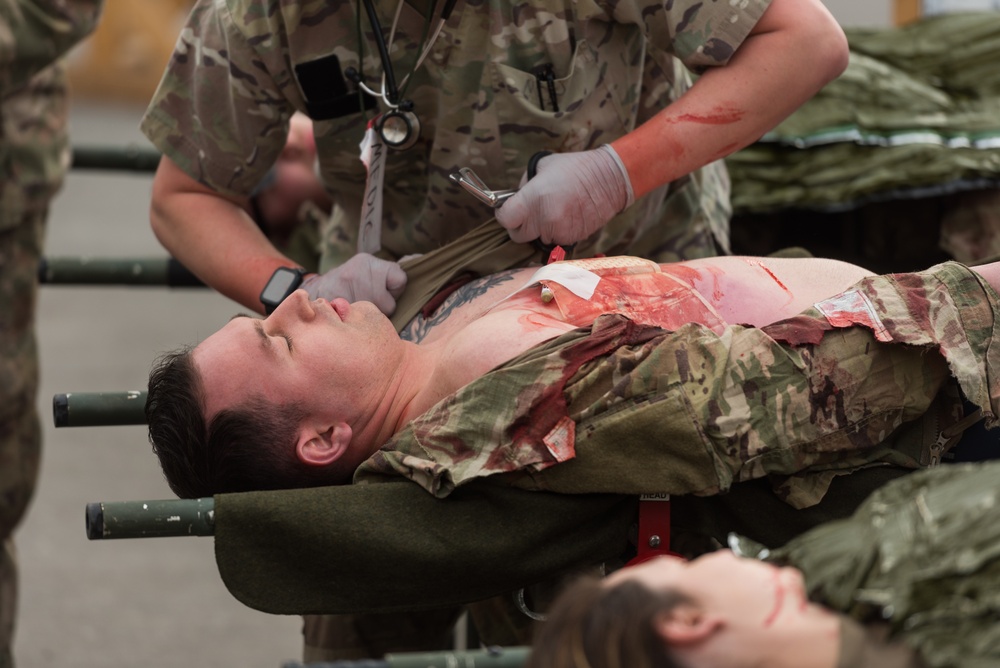 Coalition Members React to Mass Casualty Exercise