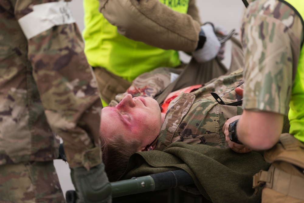 Coalition Members React to Mass Casualty Exercise