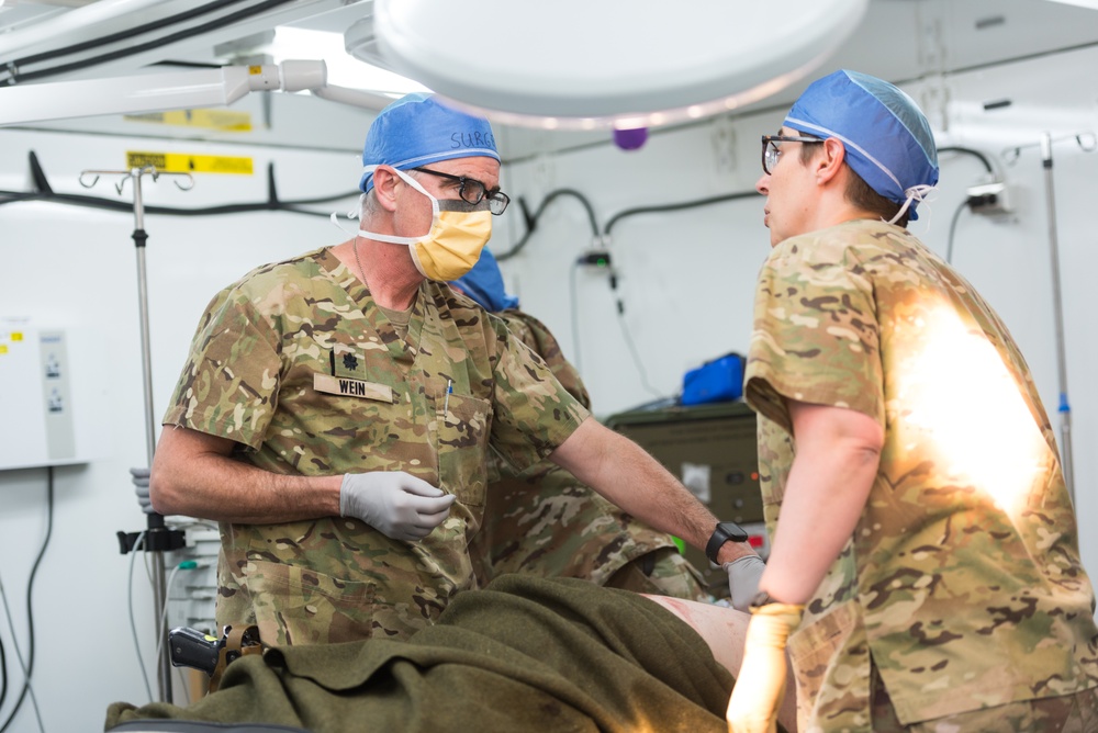 Coalition Members React to Mass Casualty Exercise