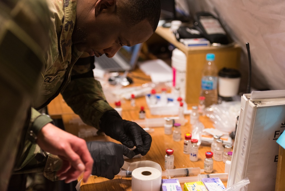 Coalition Members React to Mass Casualty Exercise