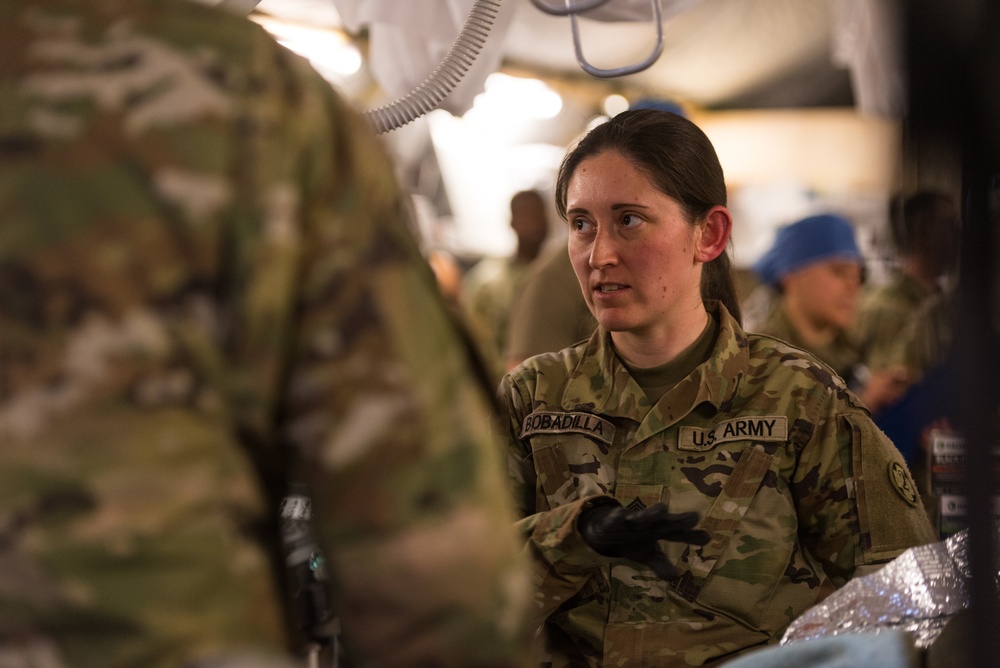 Coalition Members React to Mass Casualty Exercise